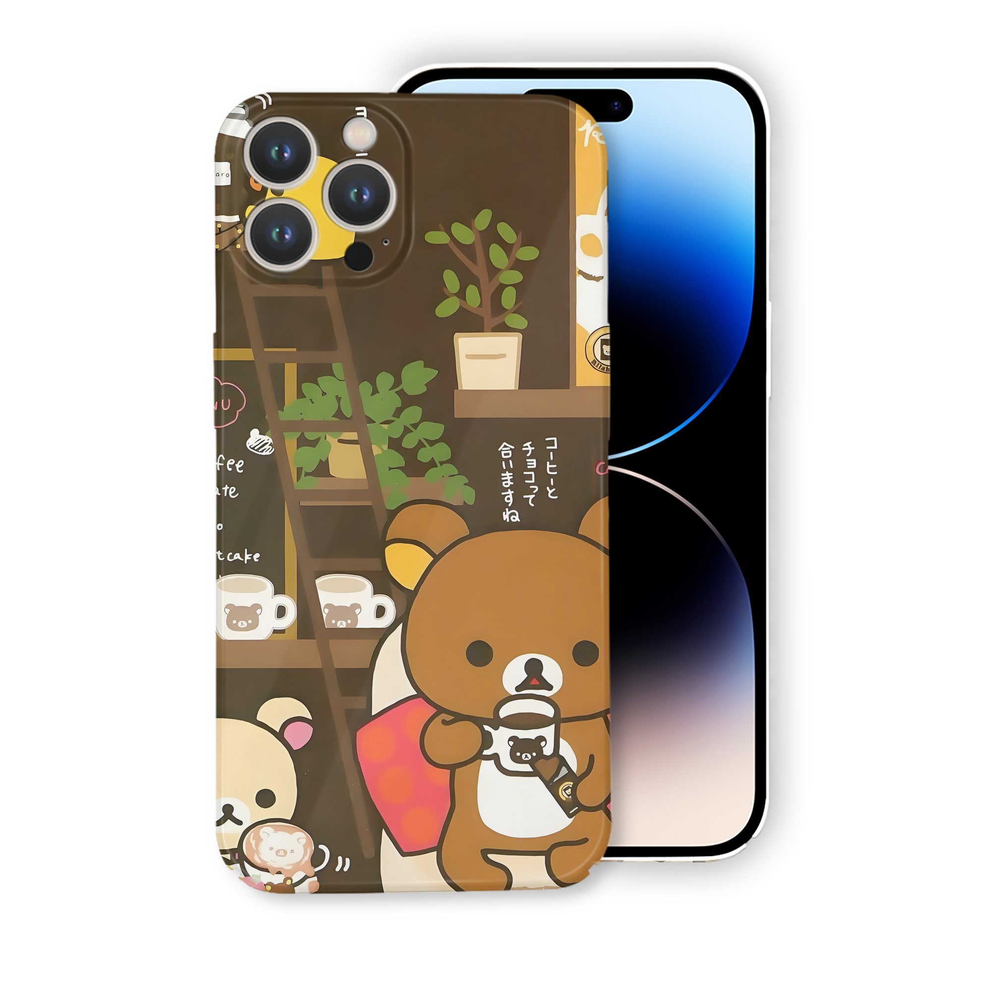 （画像用） リラックマ リラックマ キイロイトリ Rilakkuma Korilakkuma Kiiroitori 【iPhone 14シリーズ対応】ハードケース
